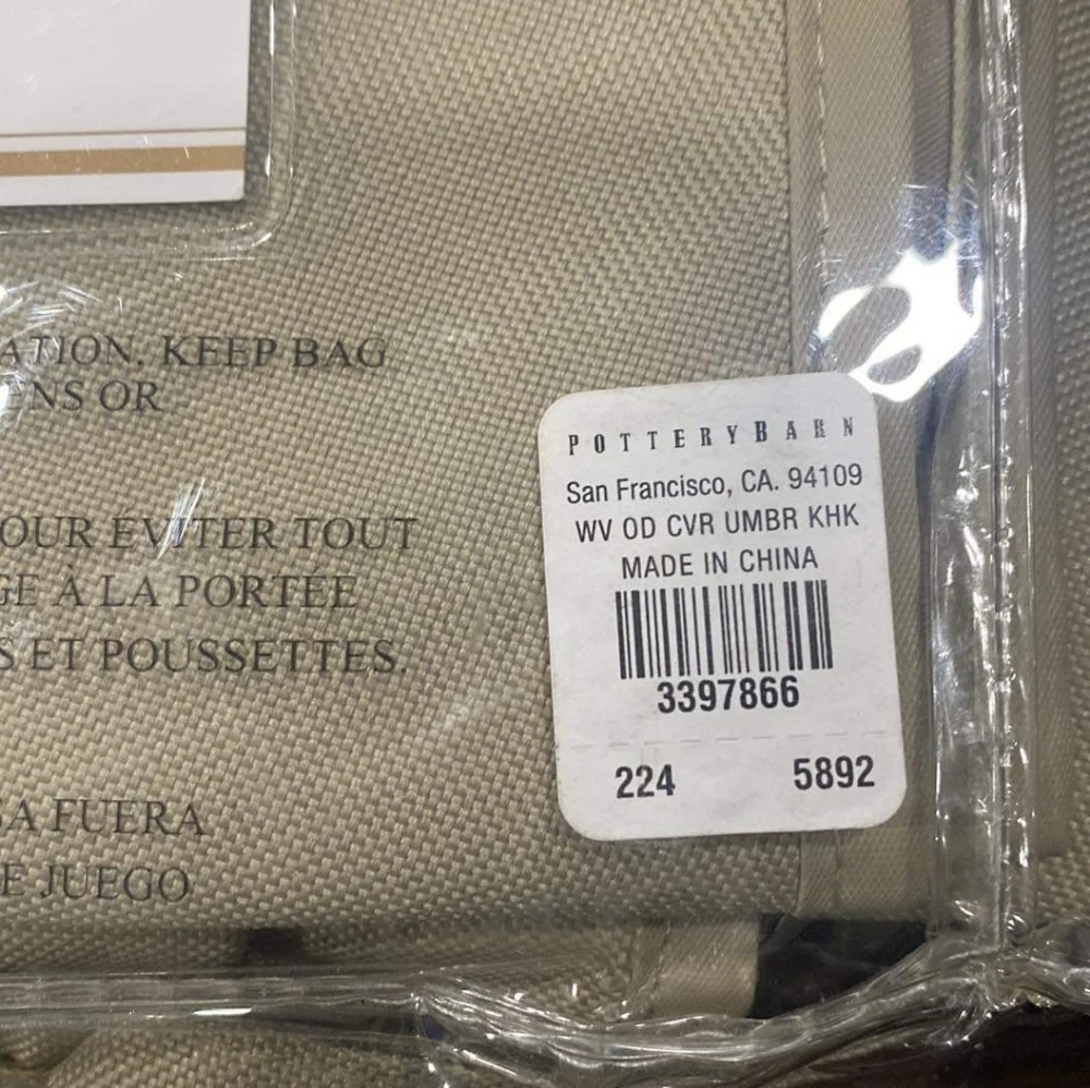 Potterybarn Outdoor Furniture Cover